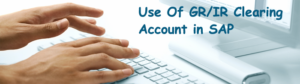 What is GR/IR account in SAP?